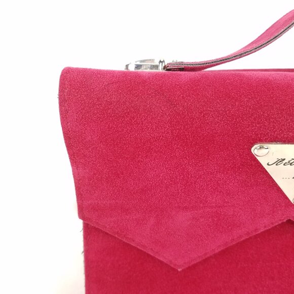 Once Upon A Time ... a Bag Crossbody Purse Faux Suede Purse Small Handbag France - Picture 9 of 14